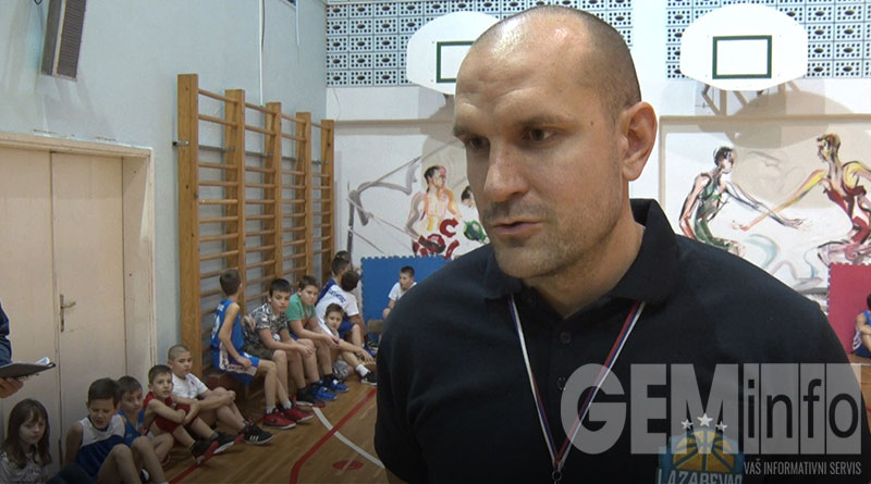 Gvozden Urošević, pomoćni trener KK "Lazarevac"