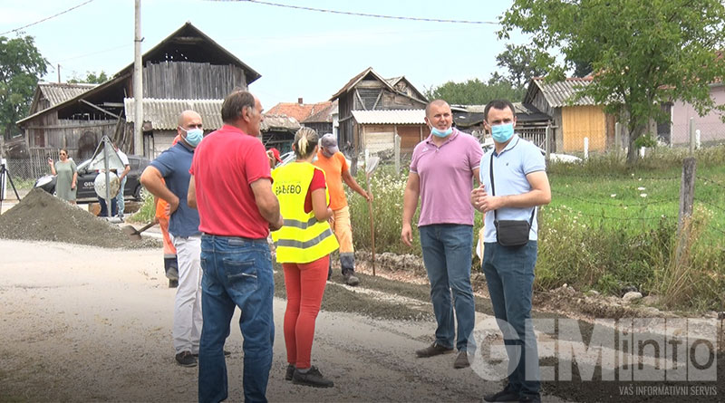 Rukovodstvo opštine u obilasku radova