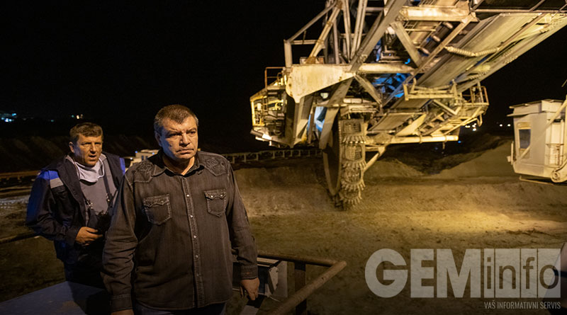 Milorad Grčič u obilasku kopa