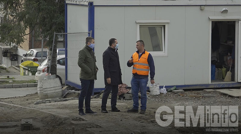 Stević u obilasku radova