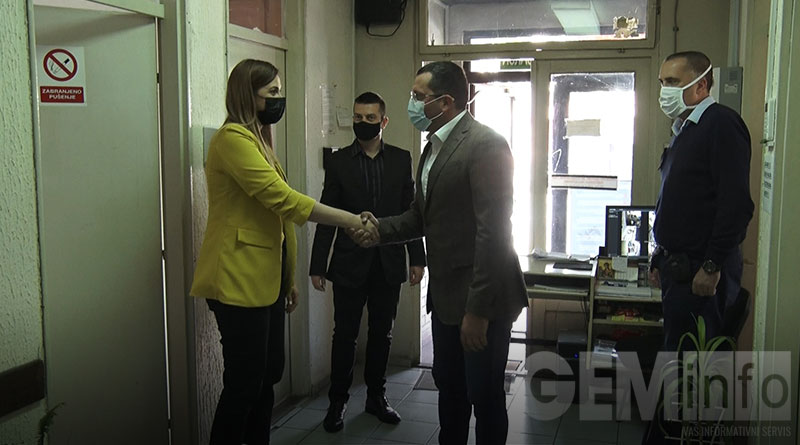 Bojan Stević posetio Centar za socijalni rad