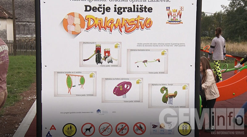 Dečije igralište u Malim Crljenima