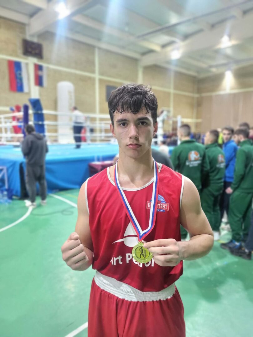 Vasilije Kovčić, prvak Srbije